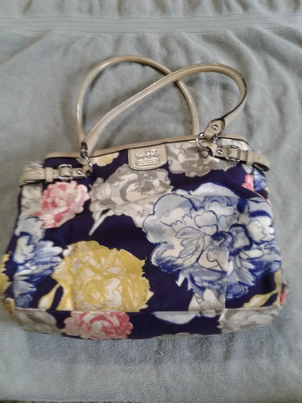 Coach Floral Print Purse